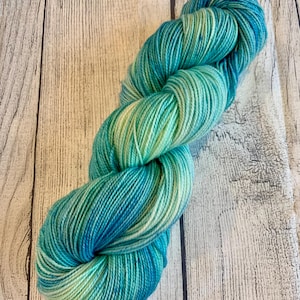 Hand Dyed SW Merino Sock Yarn- Every Hank is One of a Kind -Nina Jean&#39;s Yarn Shop