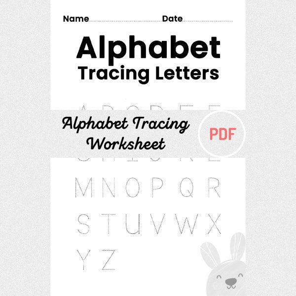 Lettering Practice, Alphabet Tracing Worksheet, Handwriting Practice, Lettering Workbook For Kids, Writing Practice, ABC Tracing Workbook