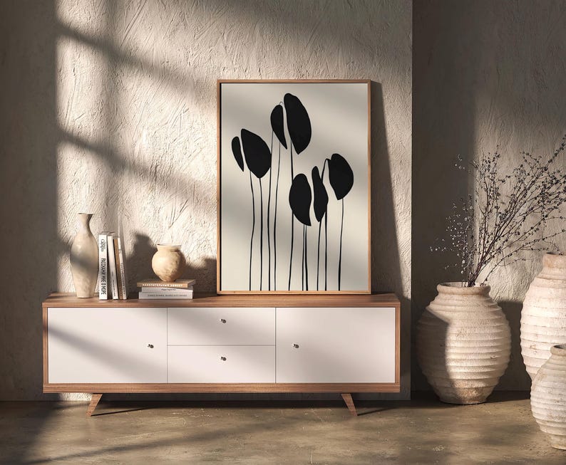 Black and White Digital Prints Vintage Wall Art Prints Decoration Retro