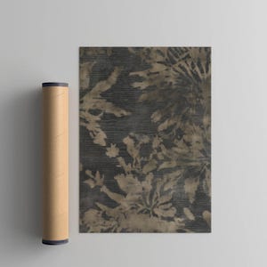 Vintage Tapestry Wall Art Poster, Neutral Textile Boho Style Rustic Pattern Print, Colorful Art Decor, Bedroom Eclectic Wall Art Decoration