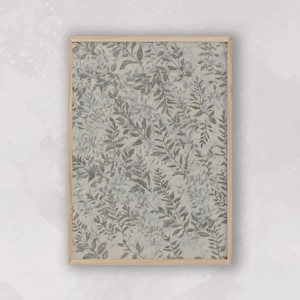 Vintage Tapestry Print: Neutral Boho Textile Wall Art (Digital Download)