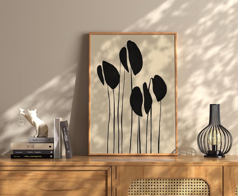 Black and White Digital Prints Vintage Wall Art Prints Decoration Retro