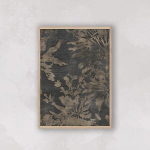 Vintage Tapestry Wall Art Poster, Neutral Textile Boho Style Rustic Pattern Print, Colorful Art Decor, Bedroom Eclectic Wall Art Decoration