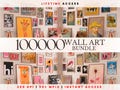 WHOLE SHOP SALE 100000 Mega Wall Art Set, Printable Maximalist Gallery, Trendy Aesthetic Prints, Eclectic Posters Instant Digital Download
