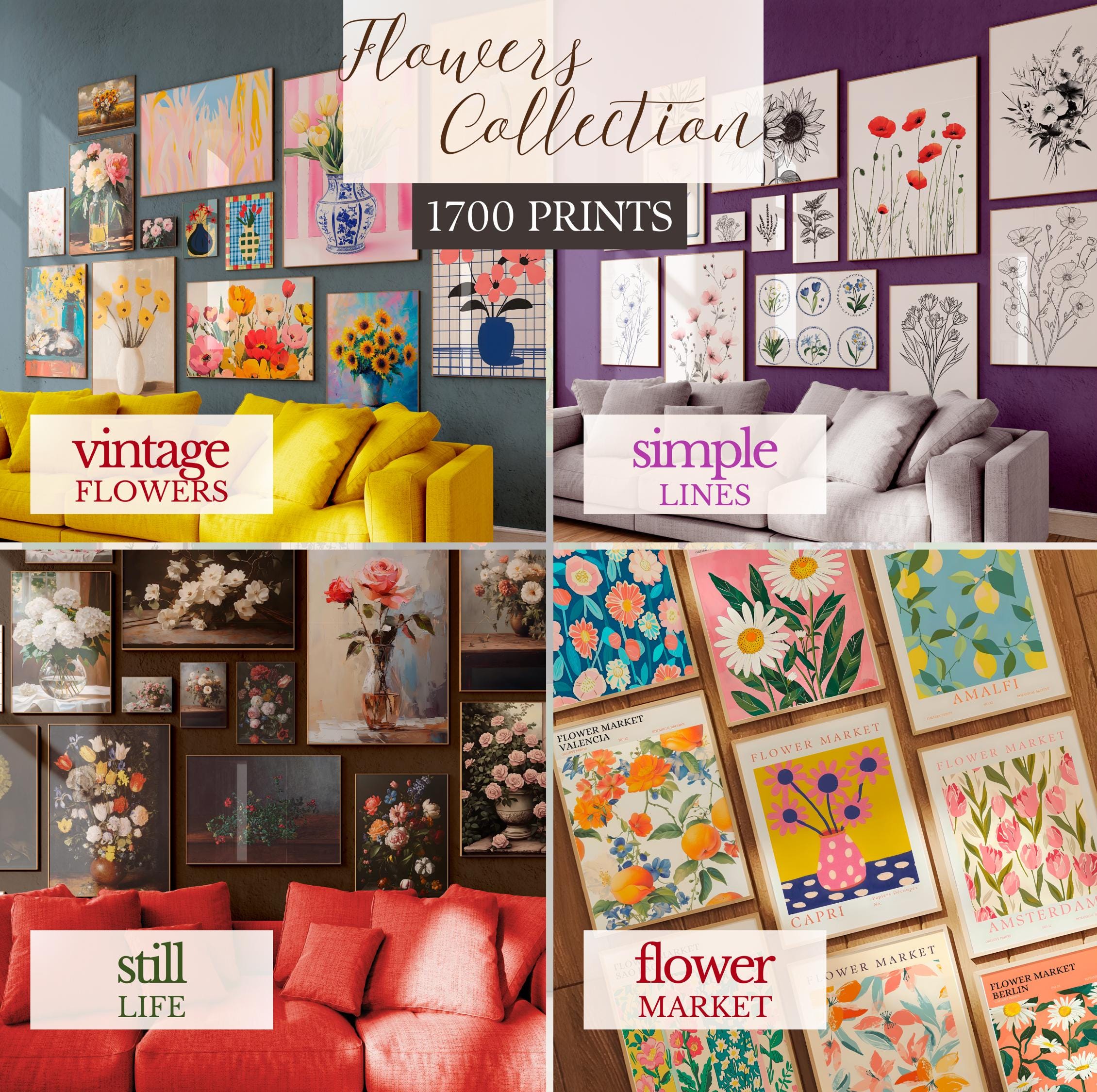 オシャマク革命&百万石アートパネルセット WHOLE SHOP SALE 100000 Mega Wall Art Set, Printable