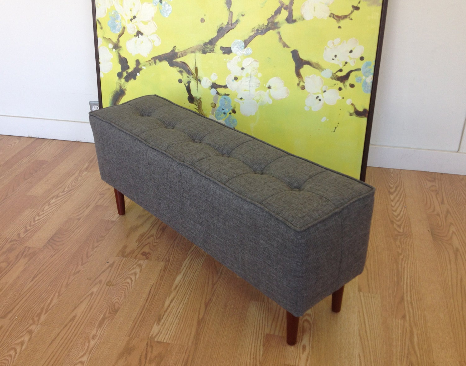 Bokz Button Top Console bench F4SS Eames Era Mid Century Etsy