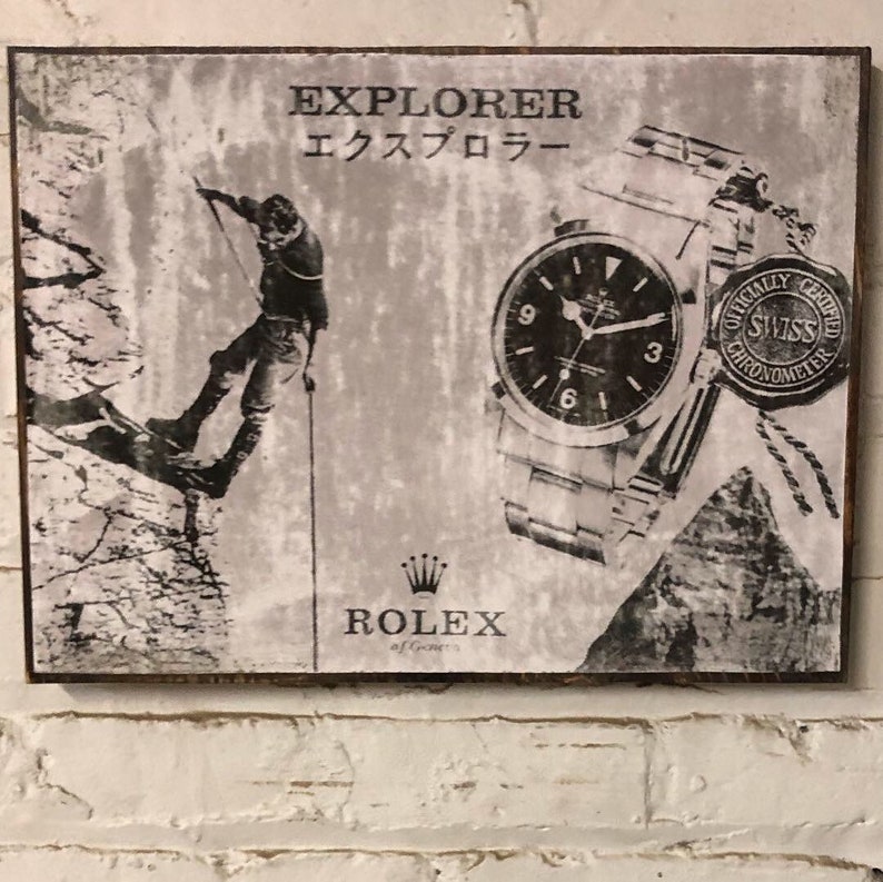 rolex explorer ad