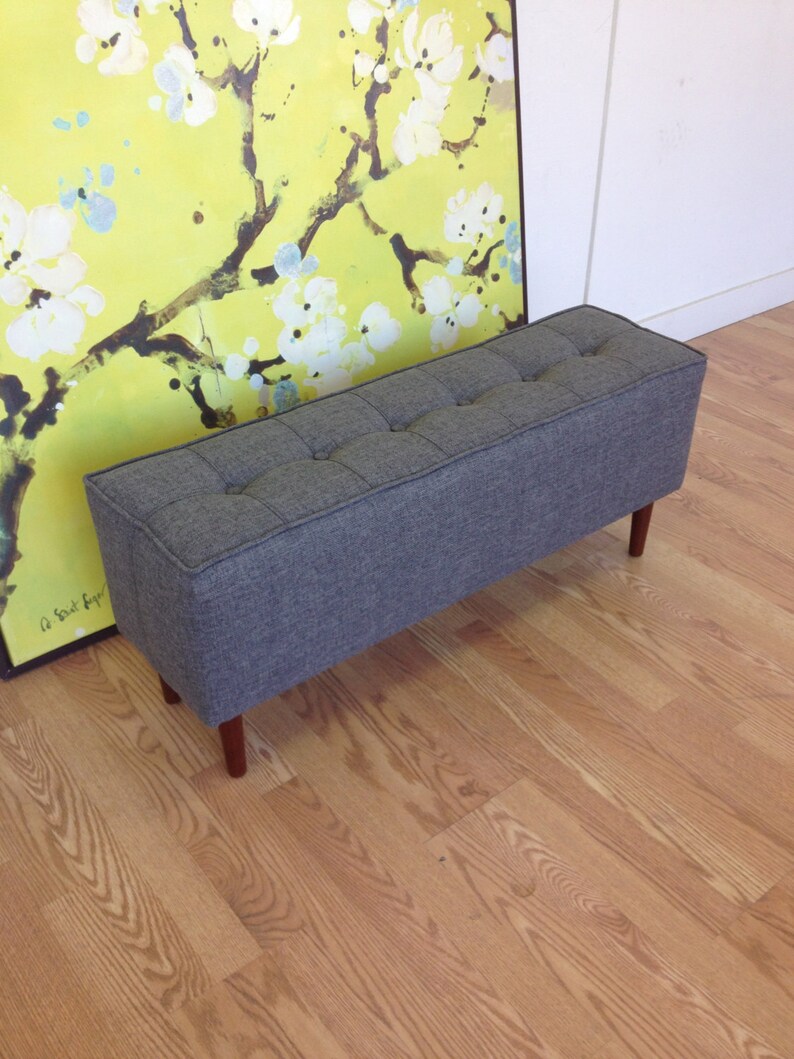 Bokz Button Top Console bench F4SS Eames Era Mid Century Etsy