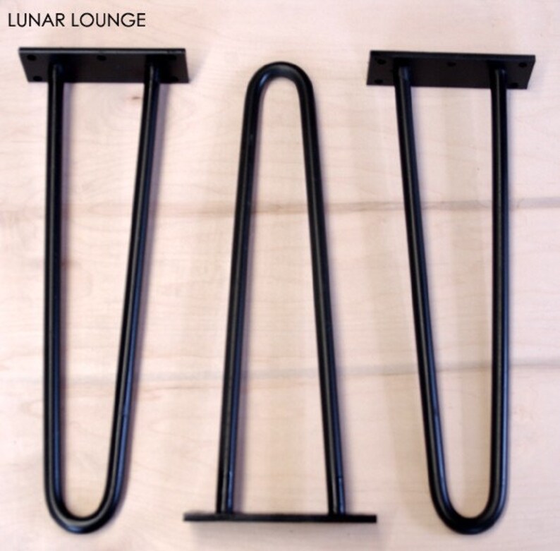 Hair pin legs Heavy Duty 1/2 inch rod 14 inch long Mid Etsy