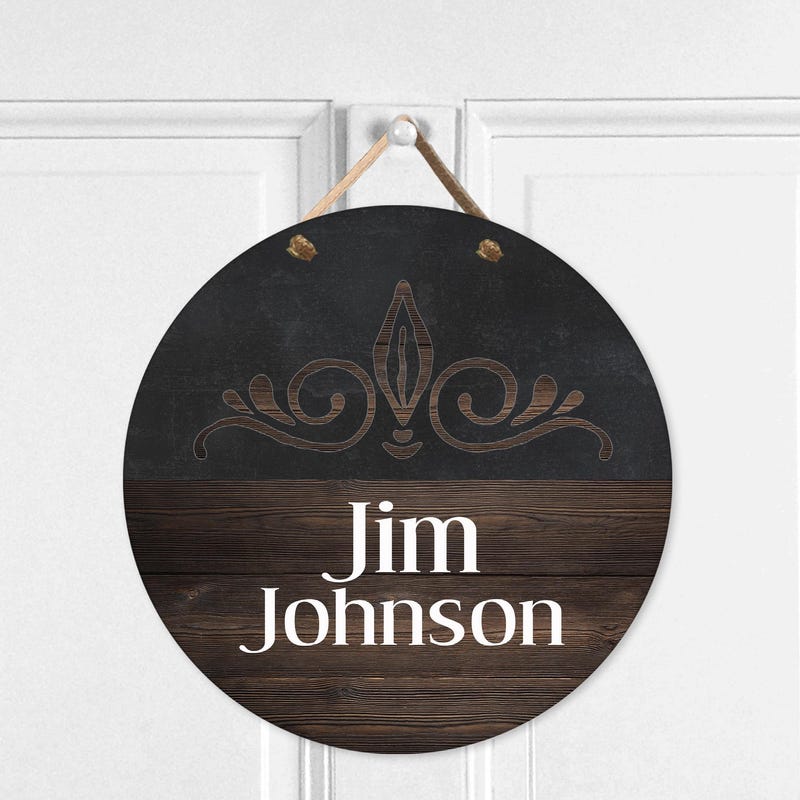 Circle Hang Signs - Etsy