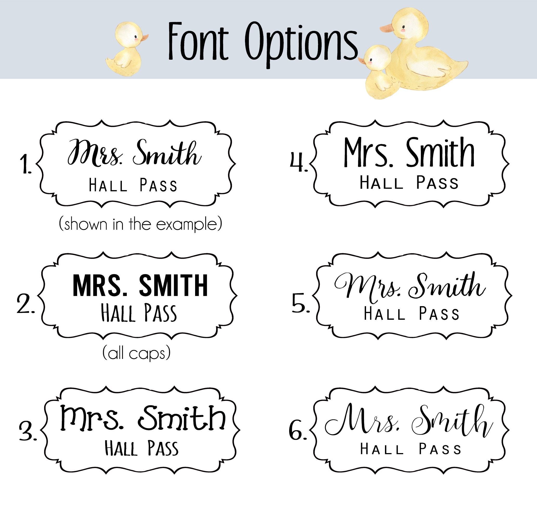 Hall Pass Hanger Ducks Bathroom Pass Classroom Decor Hall Passes Farm ...