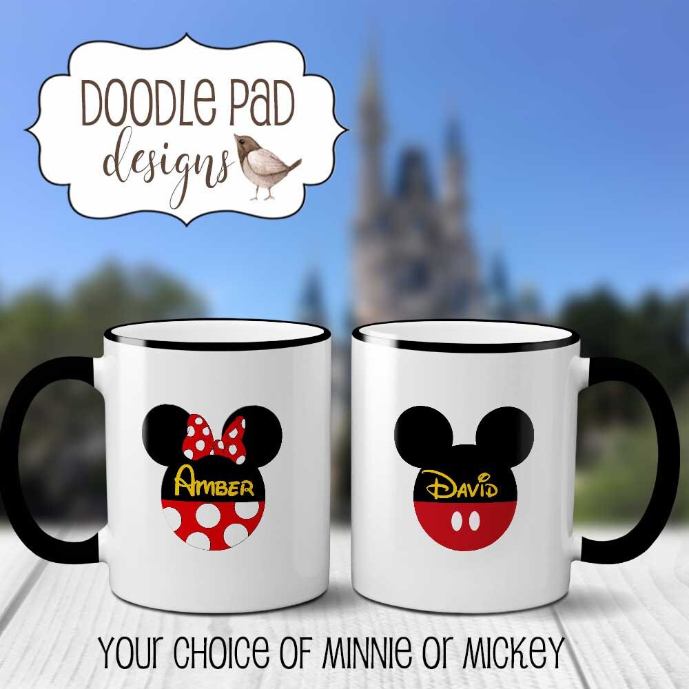 DISNEY Mickey Mouse AMERICANA Coffee Mug NEW  ~ Oversized Perfect Gift 