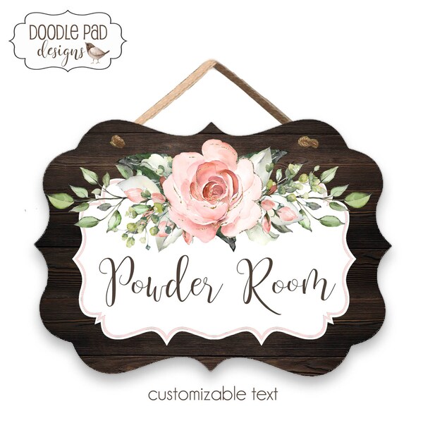 Powder Room Signs - Etsy