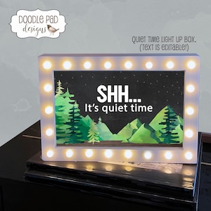 Classroom Decor Mountain Classroom Theme Light up Sign Custom Teacher Gift Elementary School Adventure Classroom Decoration