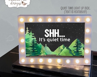 Classroom Decor Mountain Classroom Theme Light up Sign Custom Teacher Gift Elementary School Adventure Classroom Decoration