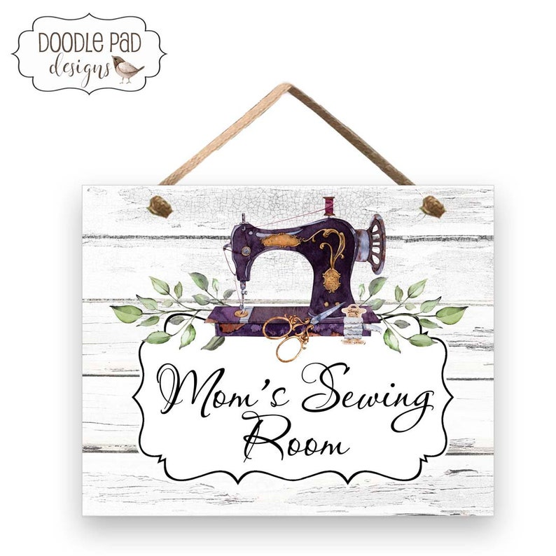 Sewing Room Decor Custom Door Sign Farmhouse Decor Etsy