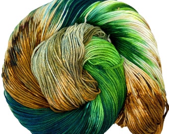 Glen Canyon National Recreation Area - Hand dyed yarn - Mohair - Fingering - Sock - DK - Sport - Worsted - Bulky - Variegated