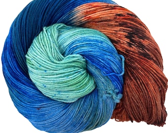 Salt River Bay National Historic Park Ecological Preserve - Hand dyed  - Mohair - Fingering - Sock - DK - Sport - Worsted - Bulky