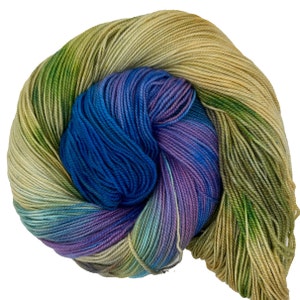 Theodore Roosevelt National Park Hand dyed yarn Mohair Fingering Sock DK Sport Worsted Bulky Variegated image 1