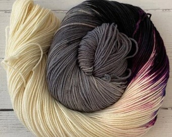 Demisexual Pride- Hand dyed yarn - Mohair - Fingering - Sock - DK - Sport - Worsted - Bulky - Variegated  yarn