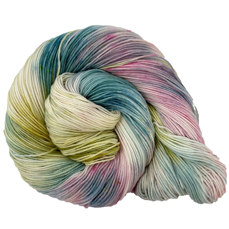 Agate Fossil Beds National Monument Hand dyed yarn Mohair Fingering Sock DK Sport Worsted Bulky Variegated image 1