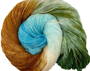 Hovenweep National Monument - Hand dyed yarn - Mohair - Fingering - Sock - DK - Sport - Worsted - Bulky - Variegated