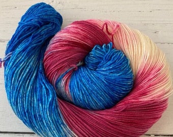 Mama Bear - Hand dyed yarn - Mohair - Fingering - Sock - DK - Sport - Worsted - Bulky - Variegated  yarn