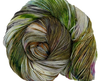 Acadia National Park - Hand dyed yarn - Mohair - Fingering - Sock - DK - Sport - Worsted - Bulky - Variegated yarn