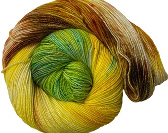 Yule - Hand dyed yarn - Mohair - Fingering - Sock - DK - Sport - Worsted - Bulky - Variegated  yarn