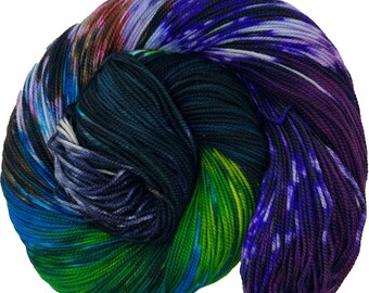 Voyageurs National Park - Hand dyed yarn - Mohair - Fingering - Sock - DK - Sport - Worsted - Bulky - Variegated yarn
