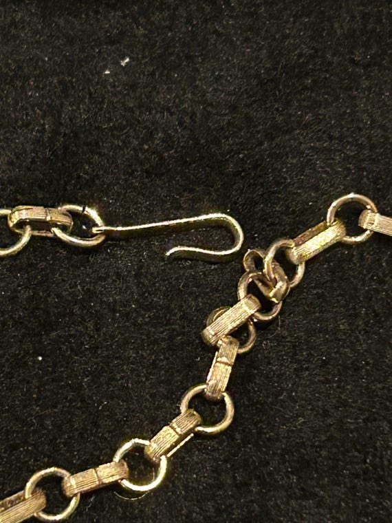 Vintage Coro Ruby AB Rhinestone Leaf Necklace | G… - image 5