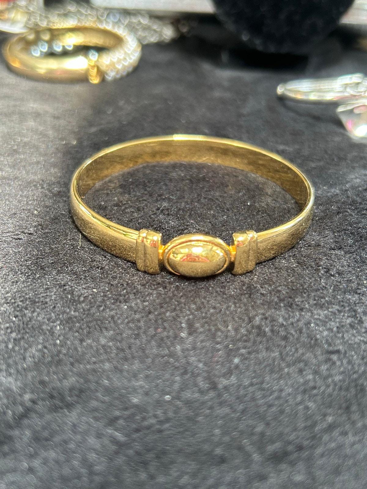 Monet gold bangle - Etsy 日本