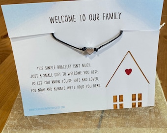 Welcome to Our Family Foster Care/Adoption Bracelet
