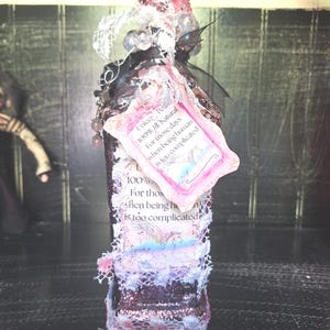 Potion Bottle, Apothecary Bottles,  Prop, Home Decor, Unicorn Pee Funny Magical, Halloween Art Bottle Halloween Decoration Decorative Bottle