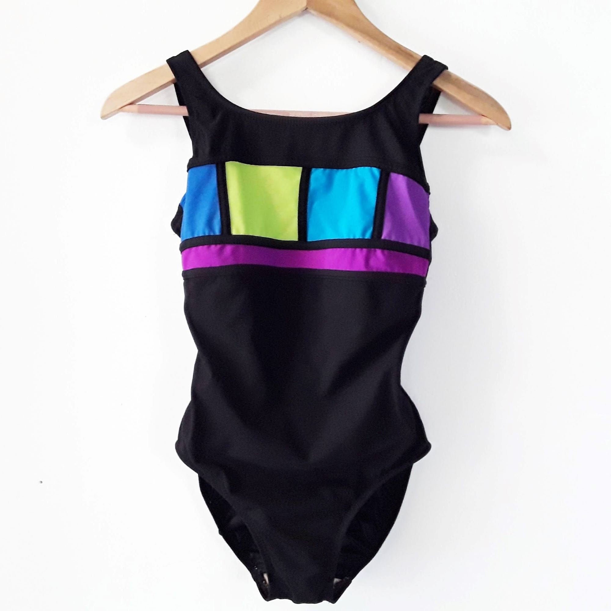 Vintage One Piece Swimsuit 80s Swim Suit Color Block Neon Etsy Vintage One Piece Swimsuit 80s Swim Suit Color Block Neon Etsy