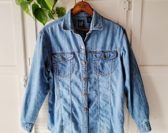 Gap Denim Shirt - Etsy