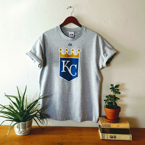 kc royals gold letter jersey