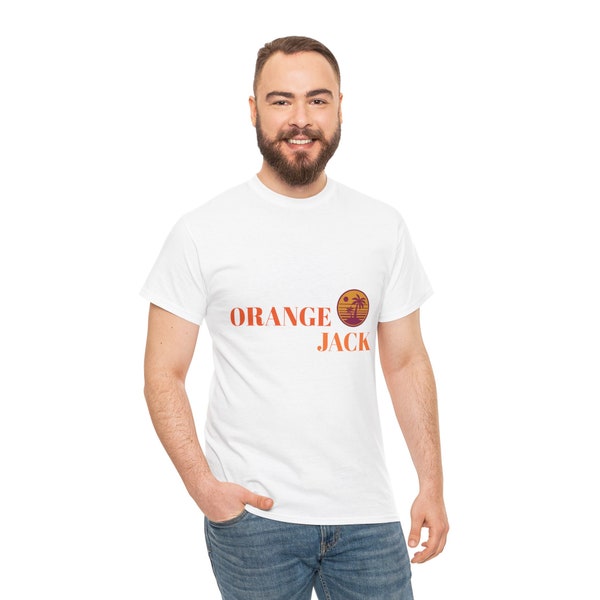 Unisex orange jack tee