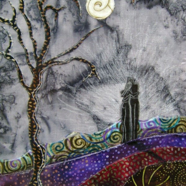 We Belong - Original Fabric on Wood