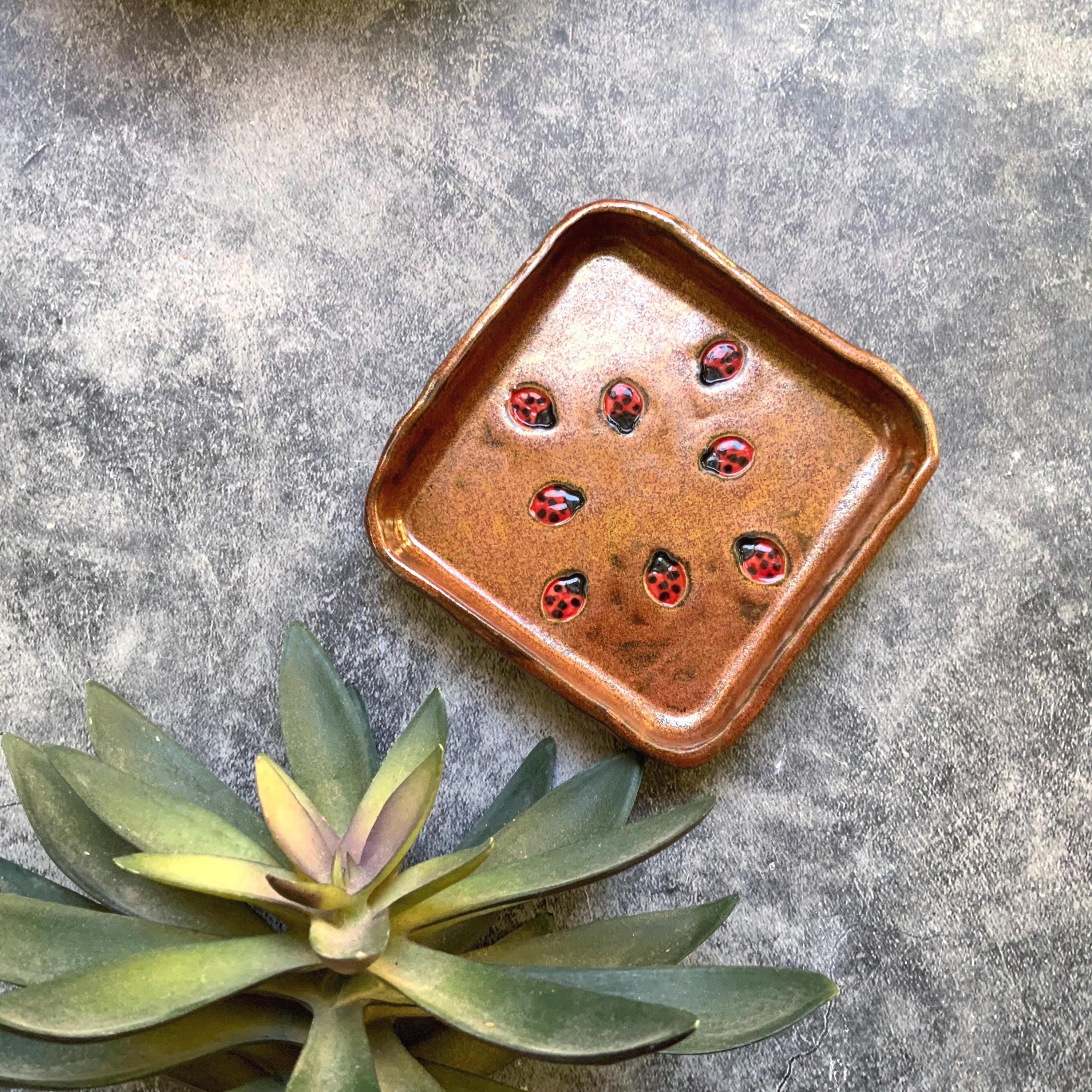 Ladybug Butter Dish - Etsy