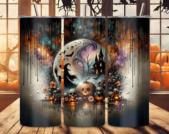 Mystical Harvest Tumbler, Magical Witch Manor Travel Mug, Halloween Night Tumbler, 20OZ Tumbler, 22OZ Tumbler, 30OZ Tumbler
