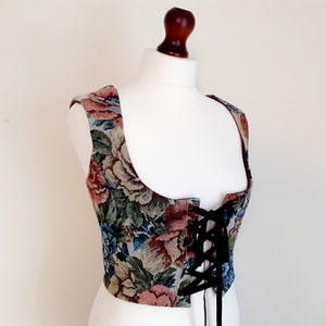 Corset, Front lace up corset, Corset top, Underbust corset, Bodice corset, Bustier