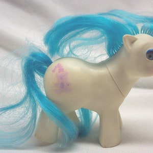 Vintage 1986 Hasbro My Little Pony G1 Baby Beddy Bye Eye SLEEPY PIE 5&quot; Plastic Toy 1980&#39;s