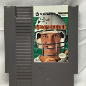 Vintage Original John Elway QUARTERBACK Football Game NES Nintendo Video Game Cart Cartridge 1989 Tested