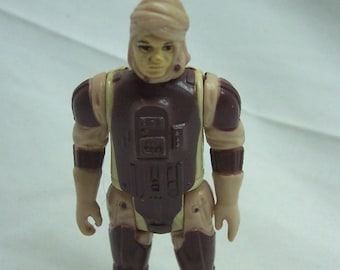 Vintage 1980 STAR WARS DENGAR Bounty Hunter Action Figure Toy Complete Empire Strikes Back Repo Blaster
