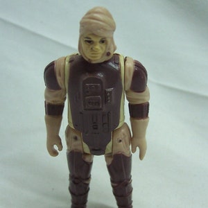 Vintage 1980 STAR WARS DENGAR Bounty Hunter Action Figure Toy Complete Empire Strikes Back Repo Blaster