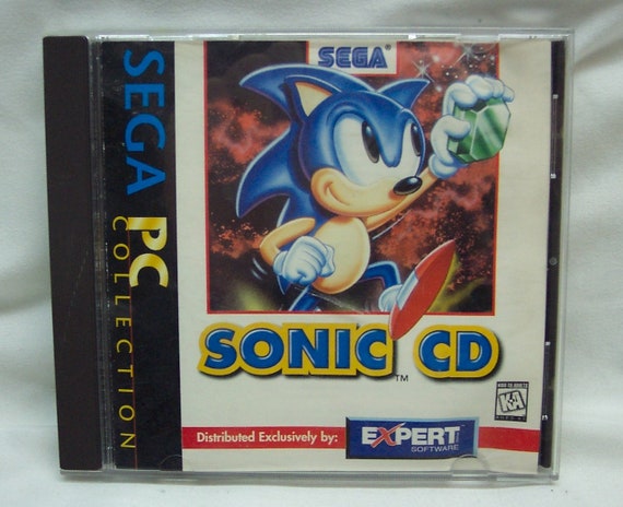 Vintage Sonic the Hedgehog Sega PC Collection CD Windows 95