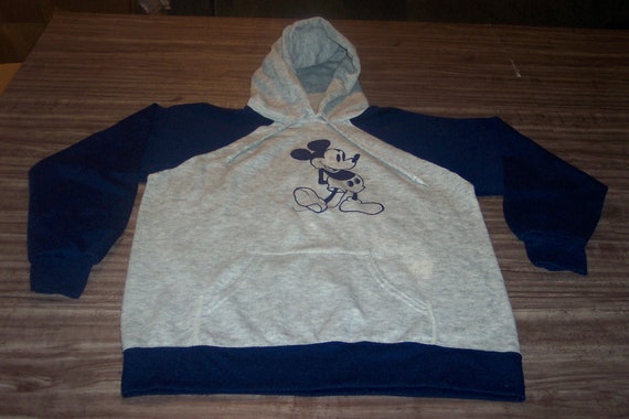 Vintage 1980's Walt Disney MICKEY MOUSE Hooded Sw… - image 1