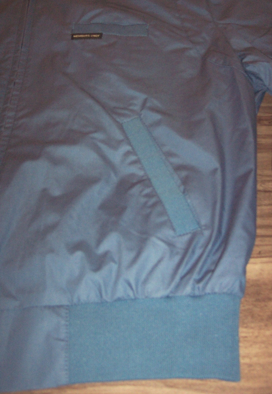 Vintage Members Only Jacket Adult Medium Blue Iconic Racer