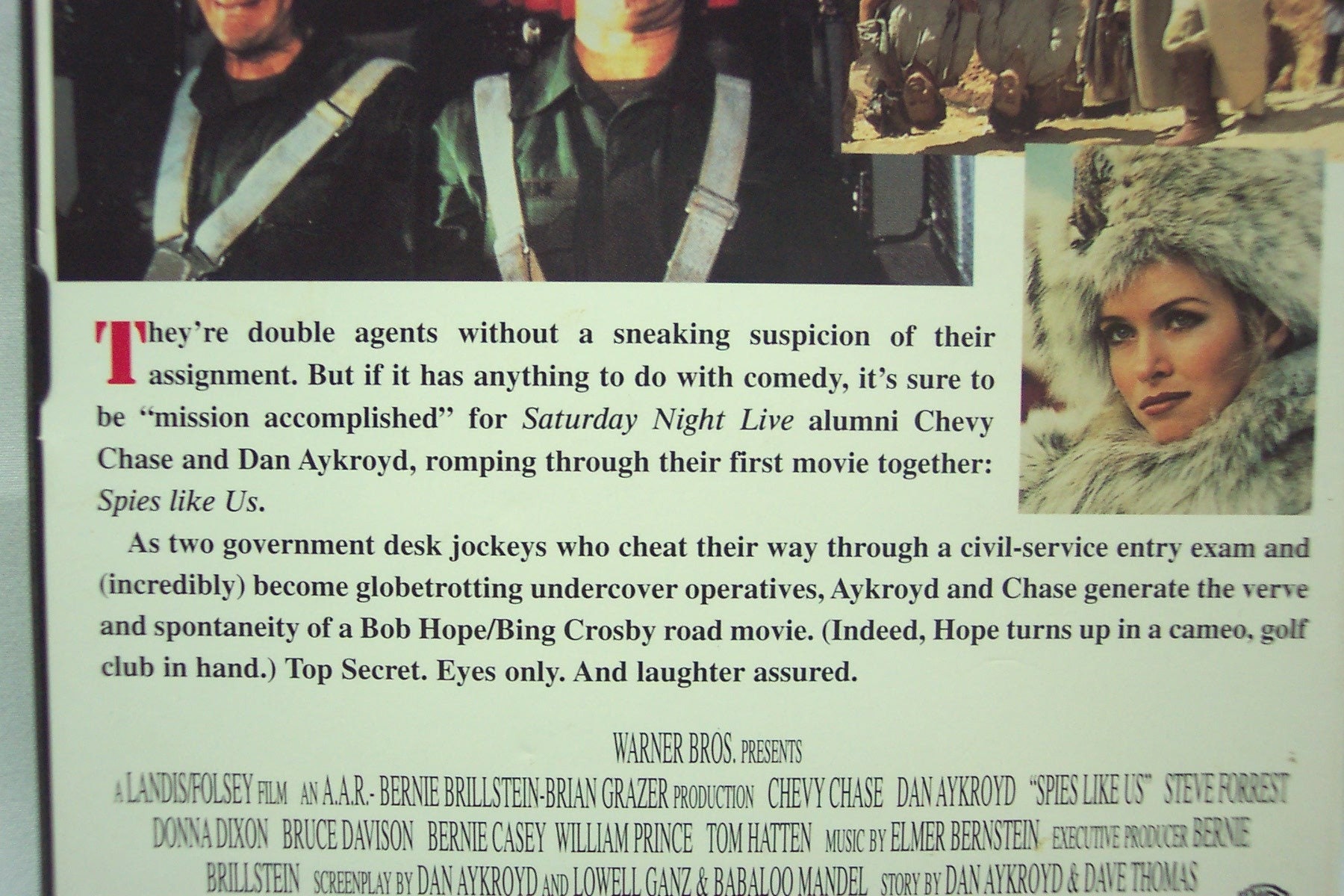 Vintage SPIES LIKE US 1985 80's Classic Movie Dvd Near Mint 1980's ...